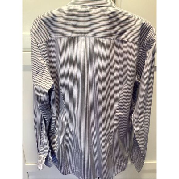 ETON Mens Contemporary Rainbow Button Down Shirt Sz 39 15.5 Long Sleeve - Picture 5 of 9